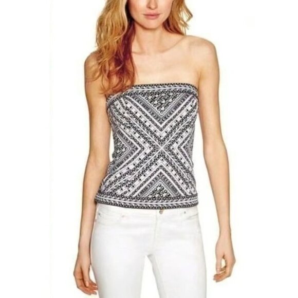 2/$30 White House Black Market Bustier Top w Removable Straps 6 #9902 - Picture 1 of 11